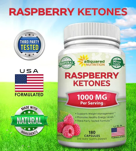 Vista 5 de aSquared Nutrition Cetonas naturales de frambuesa 1000mg-180 cápsulas de suplemento de pérdida de peso, máxima fuerza más píldoras de dieta supresor