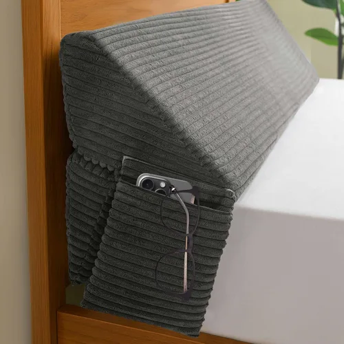 Vista 9 de HIGOGOGO Almohada de Cuña Tamaño Twin para Hueco de Cabecero - Cuña Multifuncional para Colchón Relleno de Hueco de Cama Cierra el Espacio (0-7")