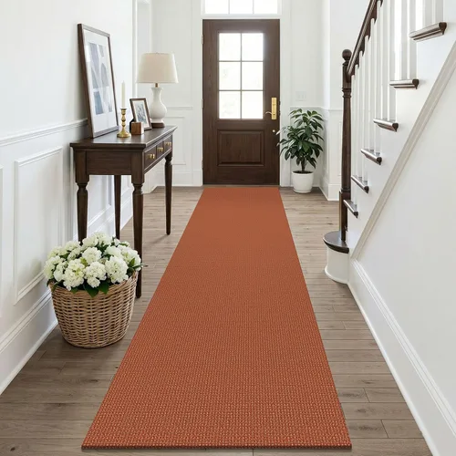 Vista 207 de KOZYFLY - Tapete para puerta de interior, lavable, pequeña, antideslizante, con respaldo de goma, felpudo de algodón para el hogar, color negro