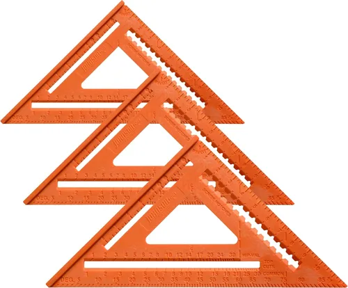 Vista 7 de Johnson Level & Tool RAS-70B-ORAN Escuadra de Viga Structo-Cast, 7", Naranja, 1 Escuadra
