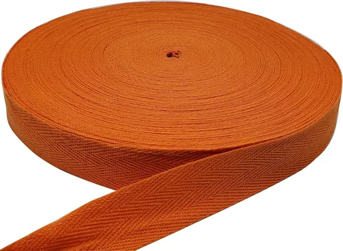 Vista 19 de Cinta de algodón en espiga, cinta de sarga para coser, cinta natural al bies para manualidades (beige, 1 pulgada)