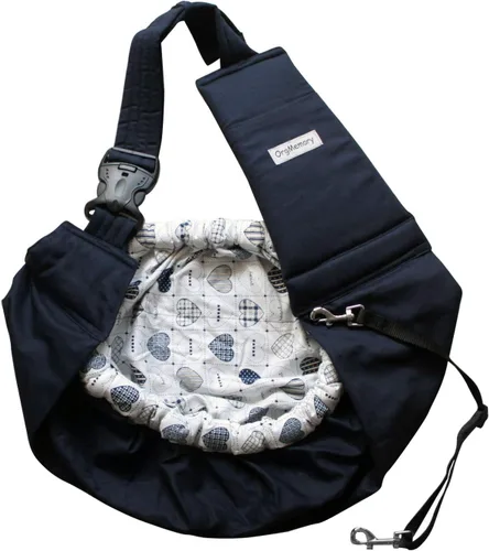 Vista 7 de Transportador para mascotas, pecho delantero para gato, pequeño para perros al aire libre, papoose más adecuado: 3-8 libras (cuadros azules)