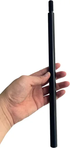 Vista 3 de Pursuestar Pomo de palanca de cambios de aluminio negro de 12 pulgadas de largo Extensor de extensión Palanca de cambios para JDM Hon da Accord ACU