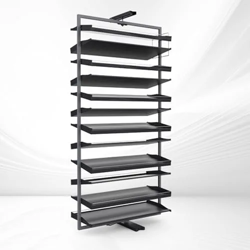 Vista 14 de 360-Degree Rotating Shoe Organizer - Space-Saving Hidden Shoe Cabinet for Entryway, Stylish Shoe Rack for Living Room & Hallway Storage