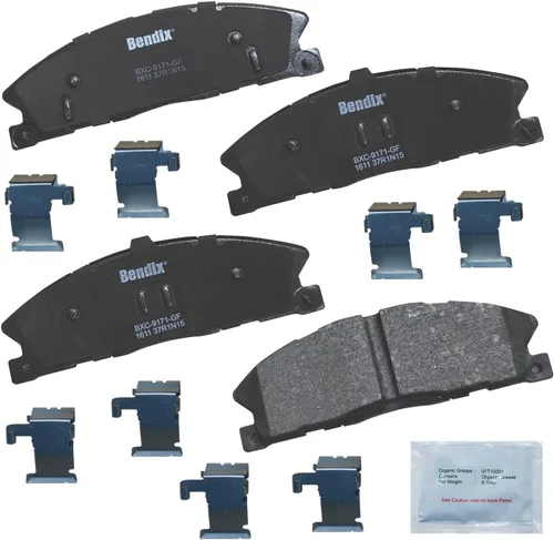 Vista 37 de Pastillas de freno delanteras semi-metálicas Bendix Priority1 CFM1774 para Ford Transit 2019-2017, Transit-150 2021-2015, Transit-250 2021-2015