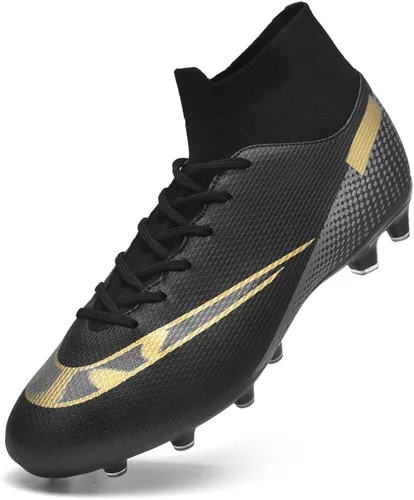 Botines de fútbol para hombre, botas de fútbol profesionales de caña alta para interiores y exteriores
