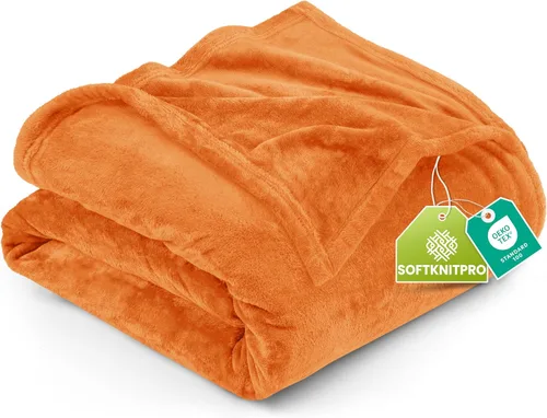 Vista 73 de Utopia Bedding - Manta de vellón de lujo, mullida, antiestática; manta de suave microfibra de 8.8 oz/yd² (300 g/m²) para sofá y cama; tamaño Gris