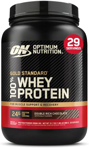 Vista 25 de Optimum Nutrition Gold Standard 100% proteína de suero en polvo, chocolate doble rico, 1.98 libras (el embalaje puede variar)