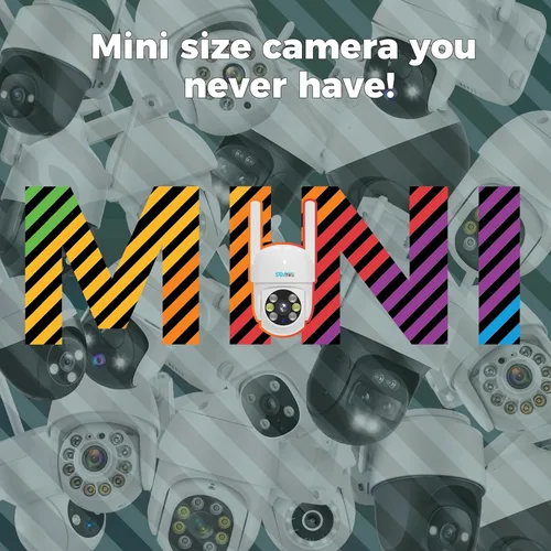 Vista 2 de SOVMIKU 2CA3 AI Auto Tracking 2K Cámara de seguridad inalámbrica para exteriores, audio bidireccional, fácil de configurar, cable de alimentación