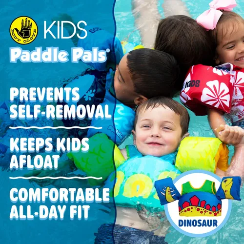 Vista 6 de Body Glove Paddle Pals - Chaleco salvavidas para niños aprobado por la Guardia Costera para aprender a nadar PFD