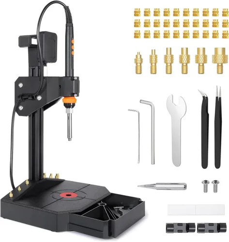 Vista 8 de Soldador Digital de 90W Herramienta para Insertos Termofijados con Puntas de Soldadura Adicionales, Puntas para Insertos Termofijados e Insertos