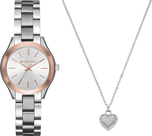 Michael Kors Slim Runway Reloj de acero inoxidable