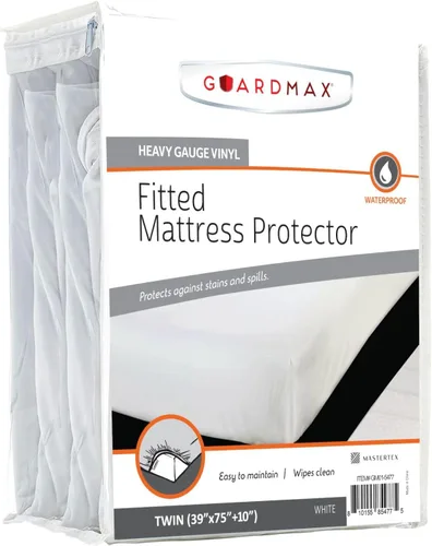Vista 17 de Guardmax Protector de Colchón de Punto Jersey Tamaño Twin - Cubierta de Colchón Impermeable y Resistente a Ácaros del Polvo con Bolsillos