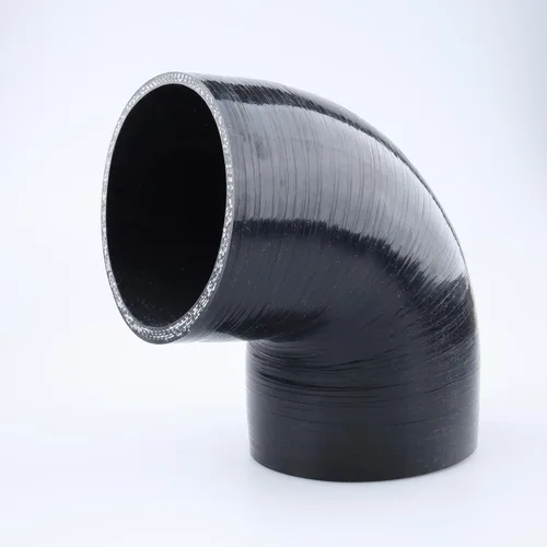 Vista 41 de AC PERFORMANCE ID 1.1" (28mm), Acoplador de codo de 90 grados, longitud de la pierna 3.5" (90mm), grosor de la pared 0.18" (4.5mm), 3 capas