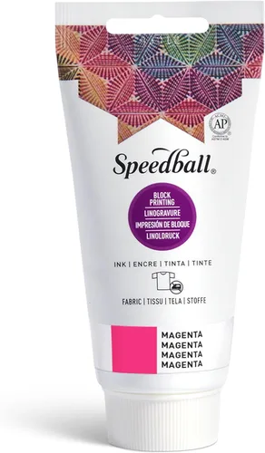 Vista 10 de Speedball Tinta de impresión de bloque de tela, amarillo, 2.5 fl oz - Impresión en textiles y papel - Hecho en Estados Unidos
