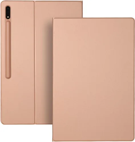 Vista 2 de Funda magnética para Galaxy Tab S10 Lite/Galaxy Tab S10 FE/Galaxy Tab S9 FE 10.9 pulgadas/Tab S9 11 pulgadas 2023 con soporte para bolígrafo S, Negro