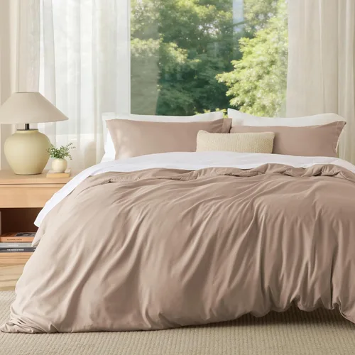 Vista 38 de Bedsure - Juego de funda de edredón tamaño individual/individual XL - Juego de ropa de cama suave de microfibra cepillada doble para niños