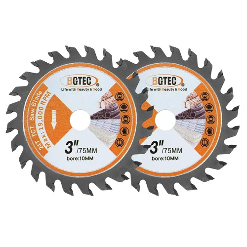 Vista 17 de BGTEC Hoja turbo de granito de diamante, disco de corte de 3 pulgadas/2.953 in para hormigón, hormigón reforzado, piedras artificiales duras