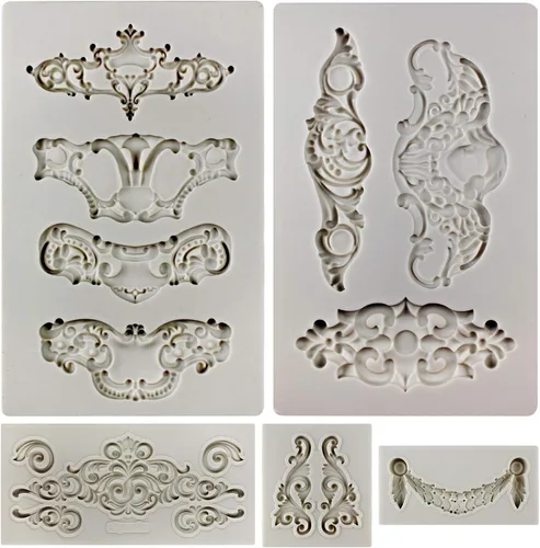 Vista 30 de Moldes de silicona de inspiración vintage para llaves y ojo de cerradura de 2