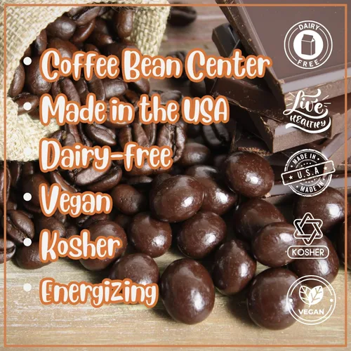 Vista 4 de Its Delish - Granos gourmet de chocolate espresso (chocolate oscuro, 3 libras)