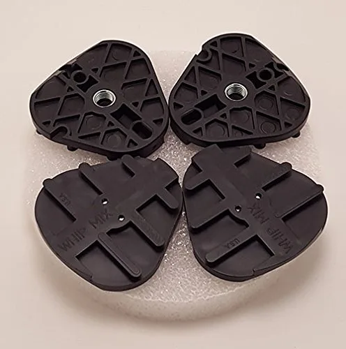 WHIP MIX Placas de montaje desechables negras 50/pk #1100026-50