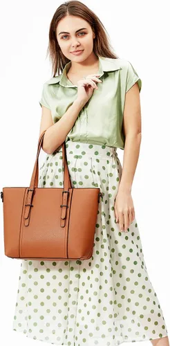 Vista 2 de Bolsos y bolsos de mano para mujer, bolso de hombro con asa superior, bolso de dama