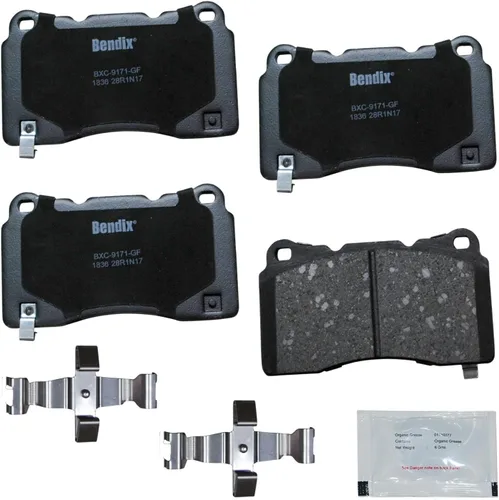 Vista 56 de Pastillas de freno delanteras semi-metálicas Bendix Priority1 CFM1774 para Ford Transit 2019-2017, Transit-150 2021-2015, Transit-250 2021-2015
