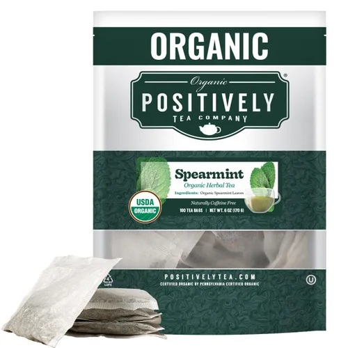Vista 61 de Organic Positively Tea Company, Té Rooibos de vainilla y naranja sanguina, hoja suelta, 4 onzas