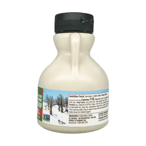 Vista 8 de Butternut Mountain Farm Jarabe de arce oscuro robusto, 8 FZ