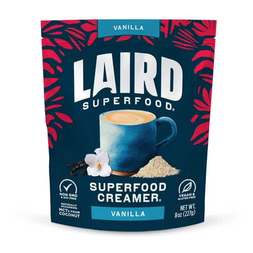 Vista 19 de Laird Superfood Creamer - Crema en polvo sin lácteos para el café, sabor a cacao, elaborada con superalimentos, de larga duración, sin lácteos, sin