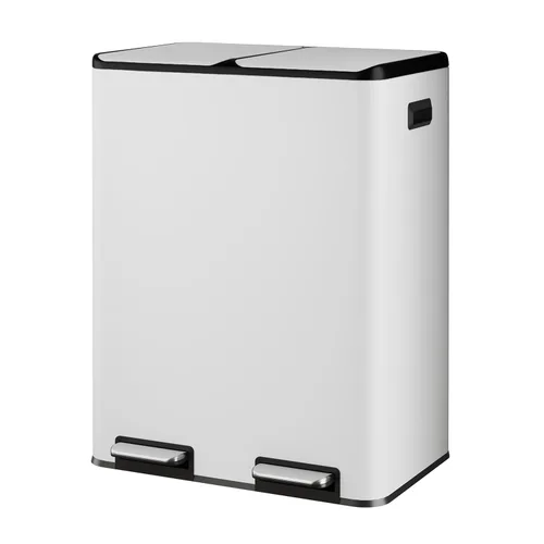 Vista 16 de WLIVE Bote de basura de 13 galones, 50 litros de gran capacidad con sensor de movimiento automático, cubos de basura sin contacto con indicador LED