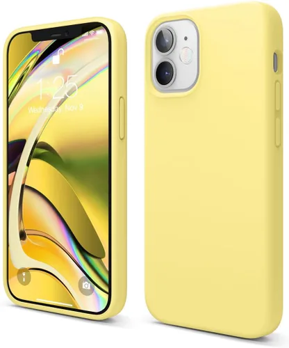 Vista 17 de elago Compatible con Funda para iPhone 12 Mini, Silicona Líquida, Cubierta Protectora de Cuerpo Completo, A Prueba de Golpes, Ajuste Delgado, Forro