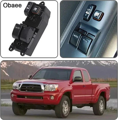 Vista 6 de Obaee - Interruptor maestro de ventana eléctrica para lado del conductor, compatible con Toyota Tundra 2000-2006 / Tacoma 2001-2011 / Sienna