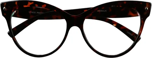 Vista 3 de ShadyVEU Exaggeratted High Point Cat Eye Oversized XL Linda Belcher Inspired Rockabilly UV400 Clear Lens Sunglasses