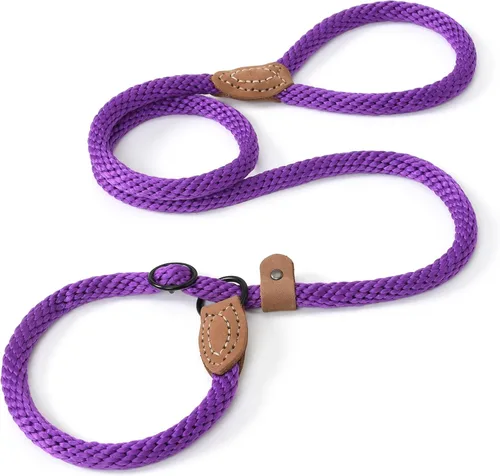 Vista 18 de Mile High Life Correa antideslizante para perro, correa de cuerda resistente de 4 pies, 5 pies, 6 pies, para entrenamiento sin tirones, correa