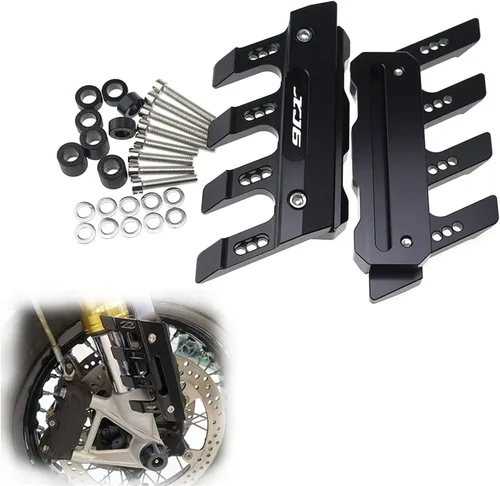 TCHAU Protectores de horquilla delantera para motocicleta, protección lateral, amortiguador, cubierta deslizante para Yamaha Xj6 XJ6 XJ 6 (color