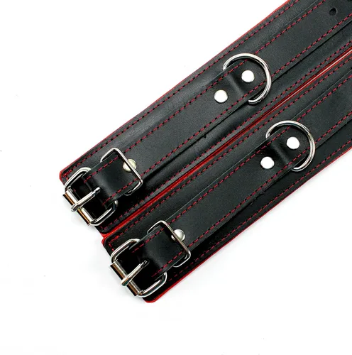 Vista 9 de Miami Set - Juego de 7 piezas de piel de cordero de cuero latigo