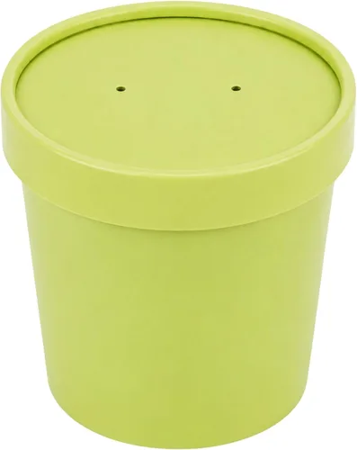 Vista 20 de Restaurantware Bio Tek - Tapas para sopa de papel azul, 200 desechables, 12 onzas, redondas, estilo moderno, herméticas, se venden por separado Azul