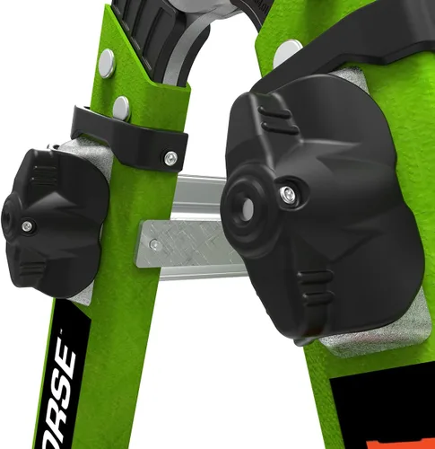 Vista 14 de Little Giant Escaleras Dark Horse 2.0 FG 13', verde de alta visibilidad