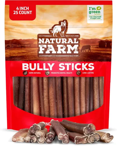 Vista 44 de Natural Farm Golosinas de colágeno trenzadas para perros (30 cm, paquete de 6), palitos de colágeno, golosinas naturales para perros, de larga
