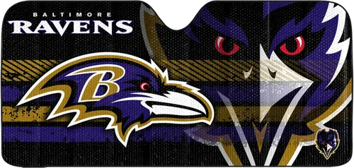 Vista 15 de Fanmats Parasol Solar Automático para Parabrisas de la NFL, Protector Solar Visera Solar Acordeón Tri-plegable para Almacenamiento 59" x 29.5