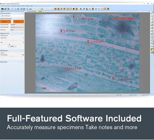 Vista 6 de Celestron Microscopio digital USB CMOS de 5MP - Cámara digital captura imágenes de alta resolución y video de 30 FPS - Perfecto para la educación
