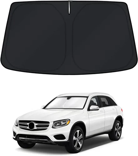 Vista 12 de KUST Parasol para parabrisas para Volkswagen VW ID.4 2021-2025 2026, accesorios para ventana, protector plegable, bloquea los rayos UV, mantiene