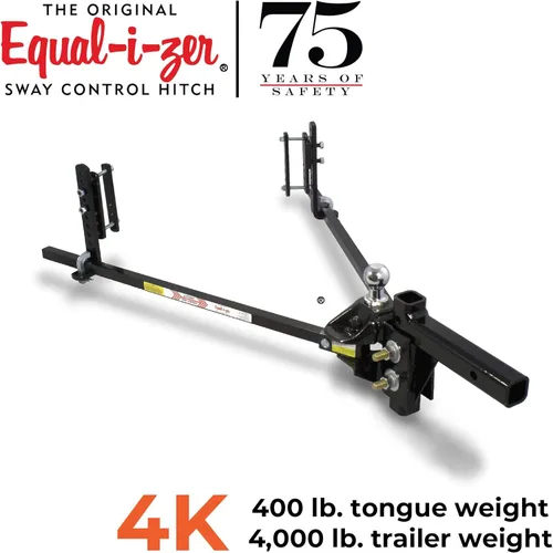 Vista 2 de Distribución de peso de Equal-i-zer y enganche de control de balanceo.