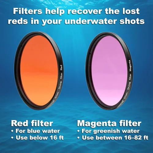 Vista 6 de DIVEVOLK SeaTouch 4 MAX Plus Kit de filtro para iPhone 12/12 Pro/12 Pro Max/13/13 Pro/13 Pro Max/14/14 Pro/14 Pro Max/15/15 Pro/16Pro/16Pro Max