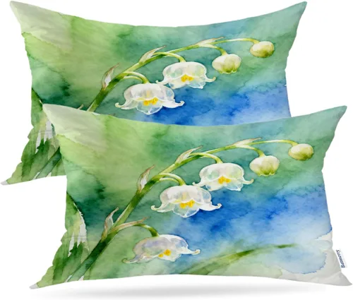 Vista 23 de Batmerry Ancient Egyptian Symbols Throw Pillow Covers, Rich in Hieroglyphics Decorative Pillow Covers Digital Printing Blended Fabric for Couch Sofa