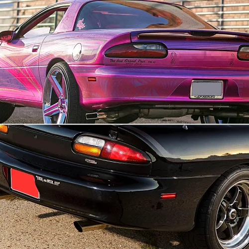 Vista 8 de para 1993 1994 1995 1996 1997 1998 1999 2000 2001 2002 luz indicadora lateral trasera de lente roja LED para Chevy Camaro