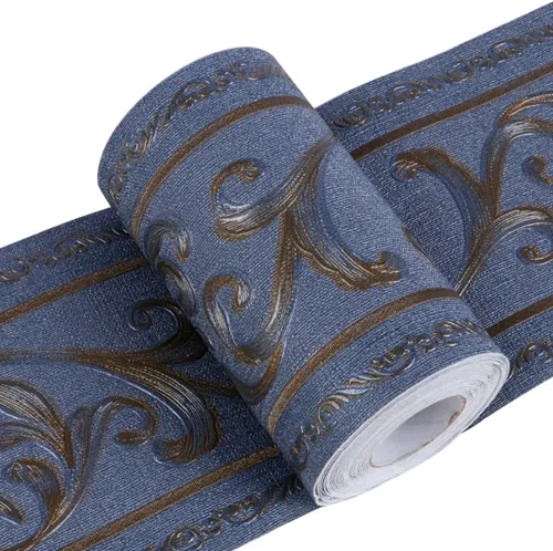 Vista 7 de Creation Core - Cenefa autoadhesiva e impermeable para pared con diseño 3D de mosaicos, 4.2 x 196.8 pulgadas, Blanco