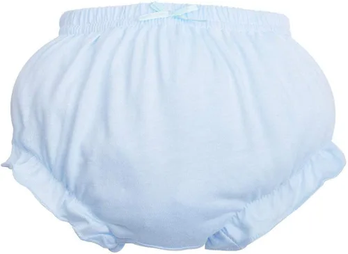 Vista 5 de Baby Diaper Covers for Girls Newborn Soft Cotton Ruffle Bloomers Toddler