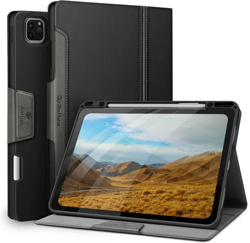 Funda Antbox para iPad Pro de 12.9'' 6ª generación (2022) 5ª/4ª/3ª generación (2021/2020/2018), funda inteligente de cuero sintético con soporte